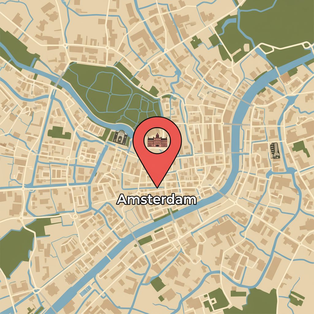 Kaart van Huisbezoeken Amsterdam