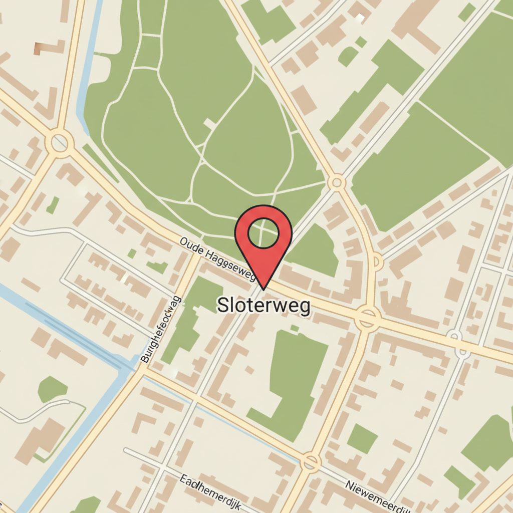 Kaart van Praktijk Badhoevedorp